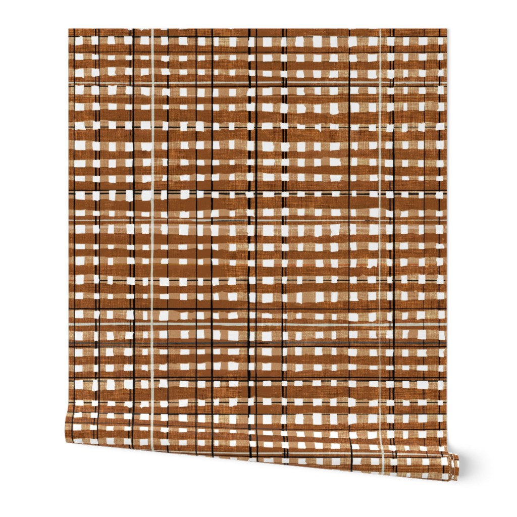 Homespun Plaid (cocoa) MED