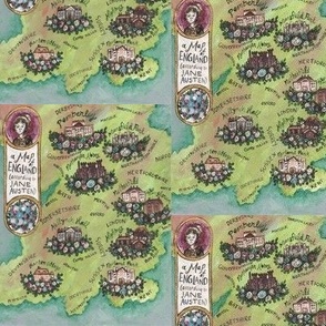 Jane Austen Map