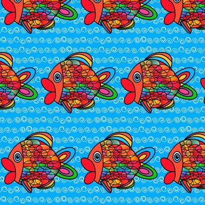 Big Lips Rainbow Fish