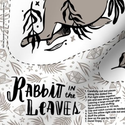Rabbit in the Leaves