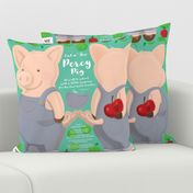 Percy Pig - Cut and Sew Cuddly 21 x 18inch