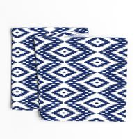 ikat navy blue