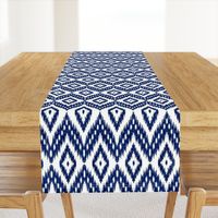 ikat navy blue