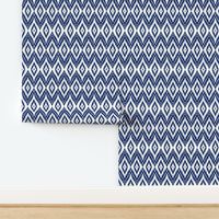 ikat navy blue