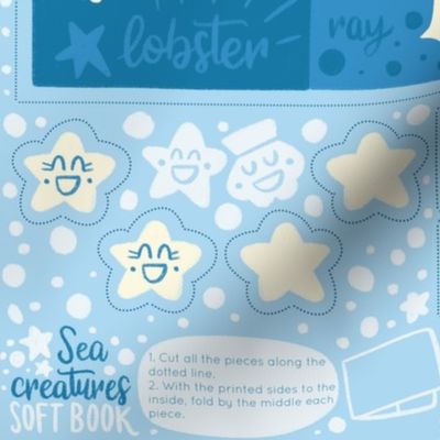 Sea creatures soft book