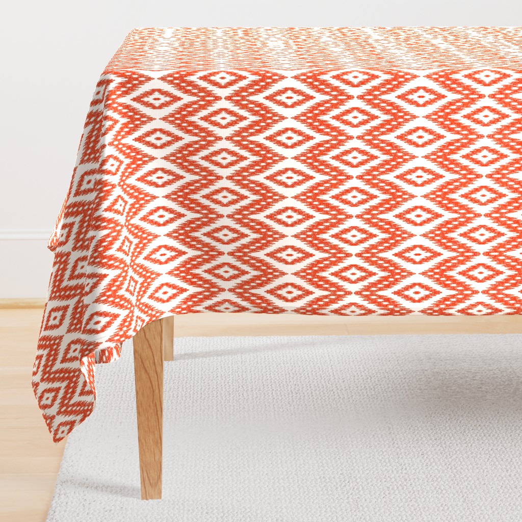 orange ikat