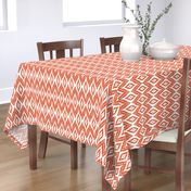 orange ikat