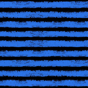 black and blue splatter stripes