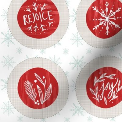 Farmhouse  Cut & Sew Ornaments