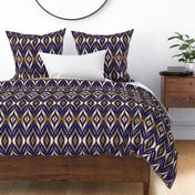 navy gold ikat navy and gold 