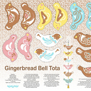 Gingerbread Bell Tota