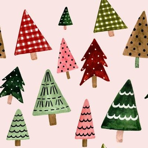 8" Holiday Pines // Blush