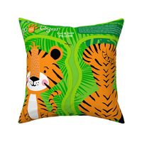 Tango the Tiger Cut & Sew Safari Plushie Pillow Pattern