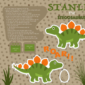 Stanley the Stegosaurus Fat Quarter