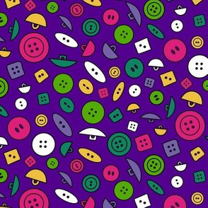 Small buttons purple