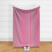 34" Double-Edged Pink Sari Saree
