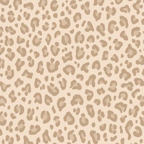 ★ LIGHT LEOPARD ★ Leopard Print in Beige - Small Scale / Collection : Leopard spots – Punk Rock Animal Print