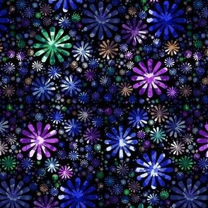 Geometric Flowers on Blueberry