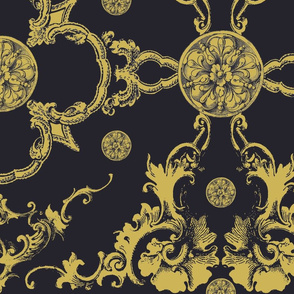 Baroque Black and Gold
