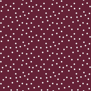  dark red with white dots