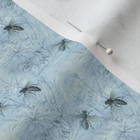 1840s Bees in Something Blue