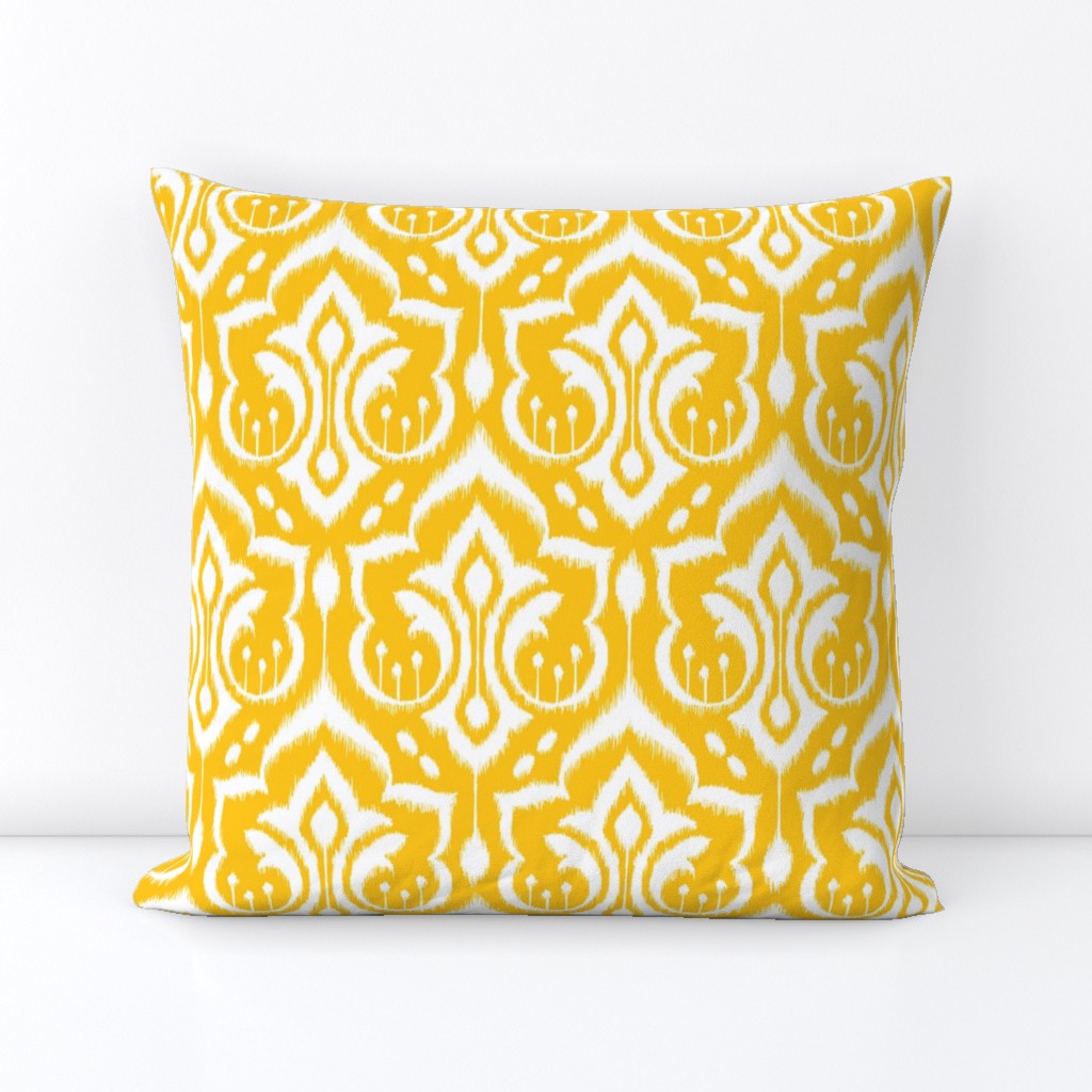 Ikat Damask - Golden Rod