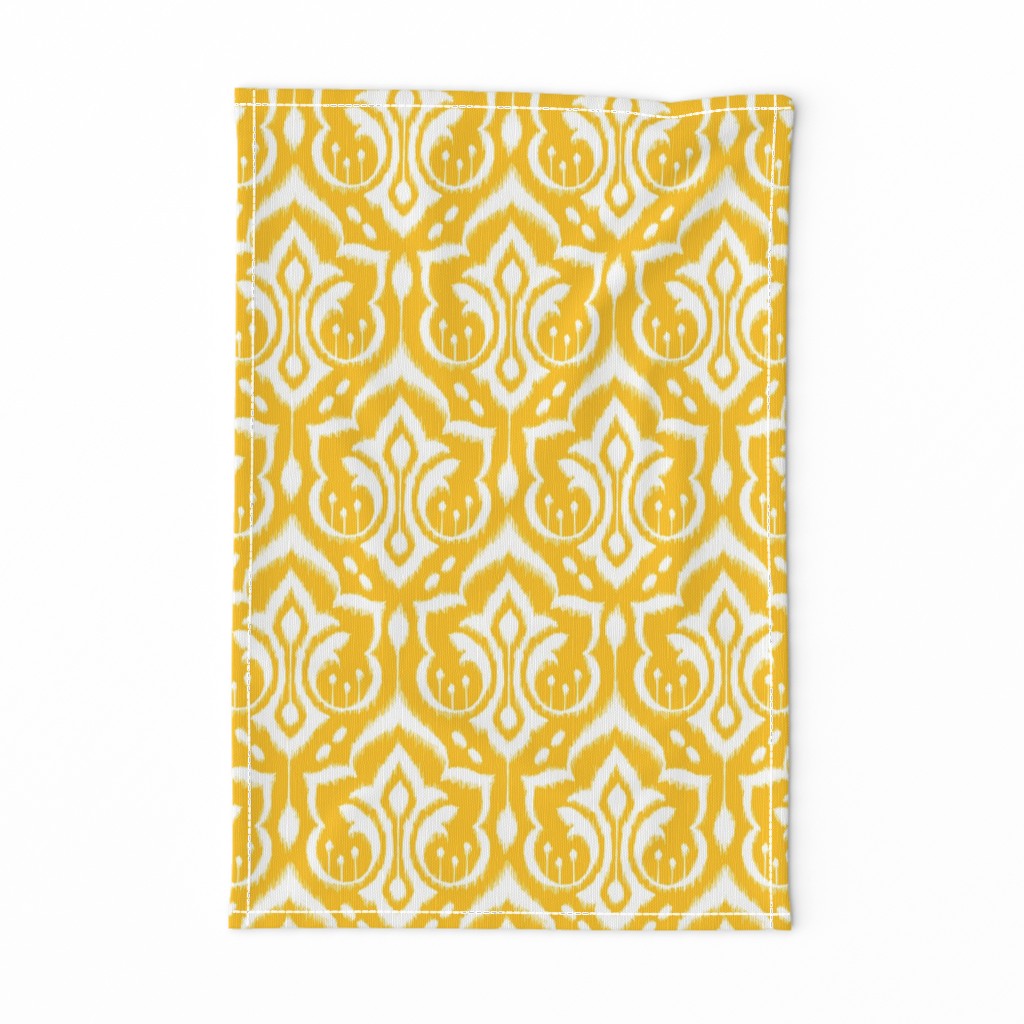 Ikat Damask - Golden Rod