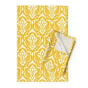 Ikat Damask - Golden Rod