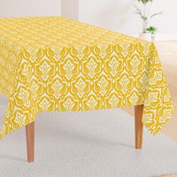 Ikat Damask - Golden Rod