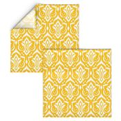 Ikat Damask - Golden Rod