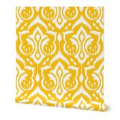 Ikat Damask - Golden Rod