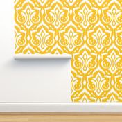 Ikat Damask - Golden Rod