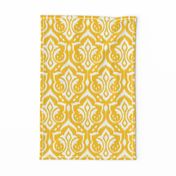 Ikat Damask - Golden Rod