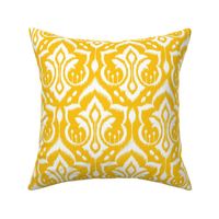 Ikat Damask - Golden Rod