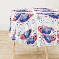 Fishy Plushie Pillow Softie Cut & Sew