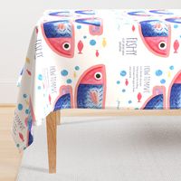 Fishy Plushie Pillow Softie Cut & Sew