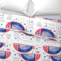 Fishy Plushie Pillow Softie Cut & Sew