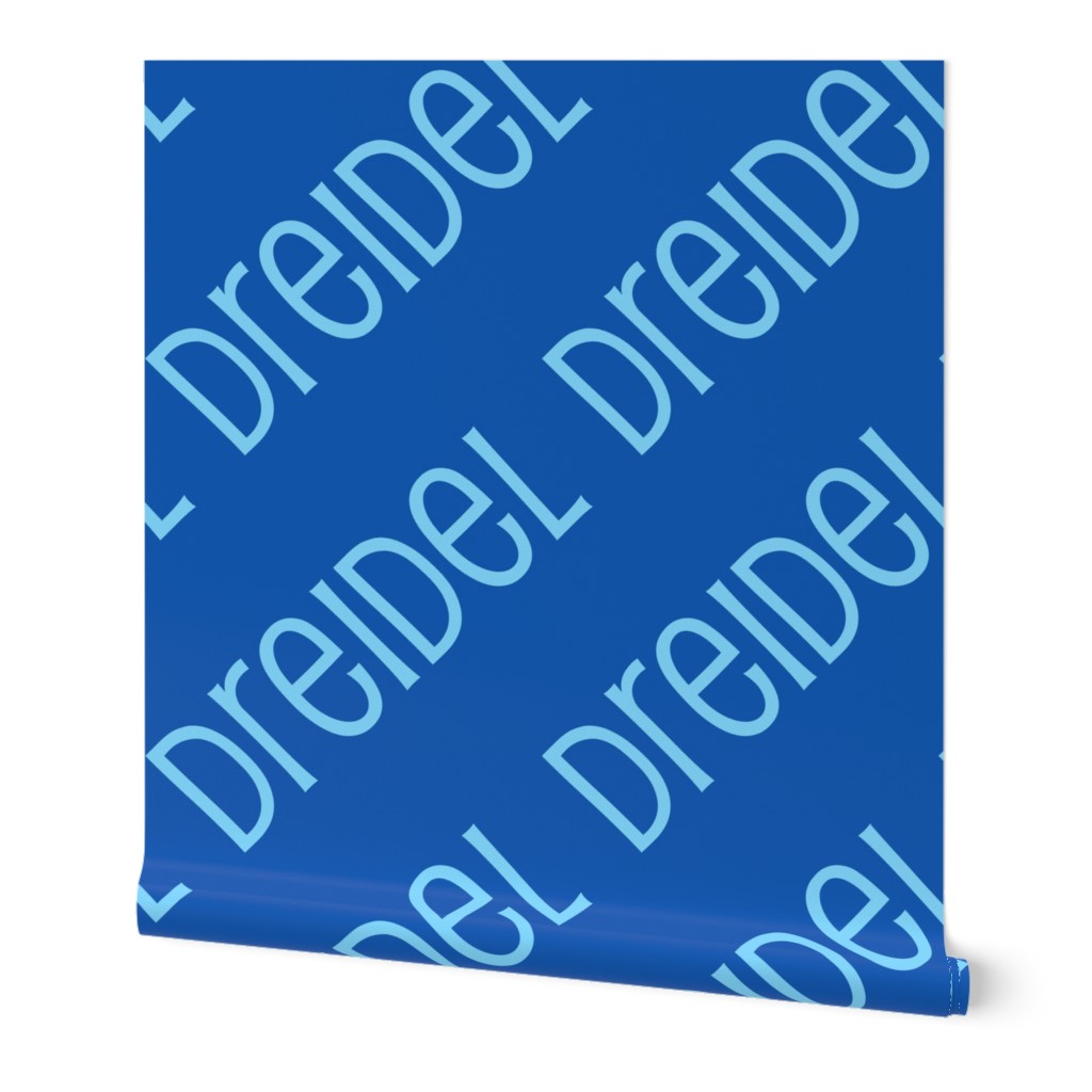 Dreidel Diagonal Blue Dark Blue Gold 22-01