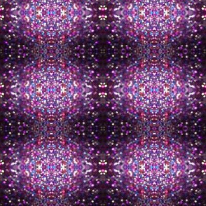 Purple glitter kaleidoscope