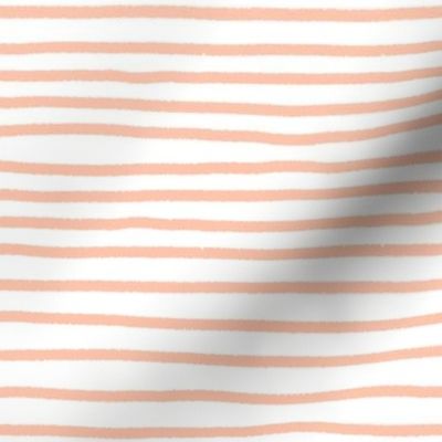 Sketchy Stripes // Peachy 