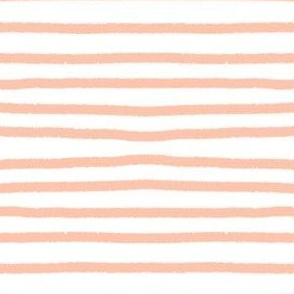 Sketchy Stripes // Peachy 