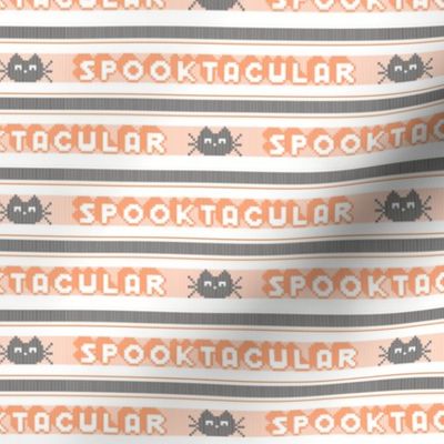 Spooktacular* || retro kids t-shirt halloween stripes