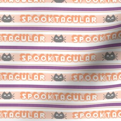 Spooktacular* (Flash) || retro kids t-shirt halloween stripes