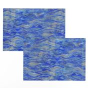  Seventies waves-cobalt-blue