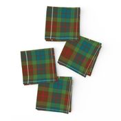 Fraser hunting tartan, 8" muted