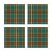 Fraser hunting tartan, 8" muted