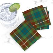 Fraser hunting tartan, 8" muted