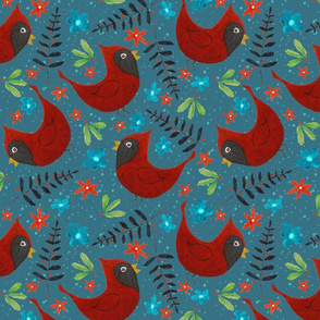 Holiday Redbird, large