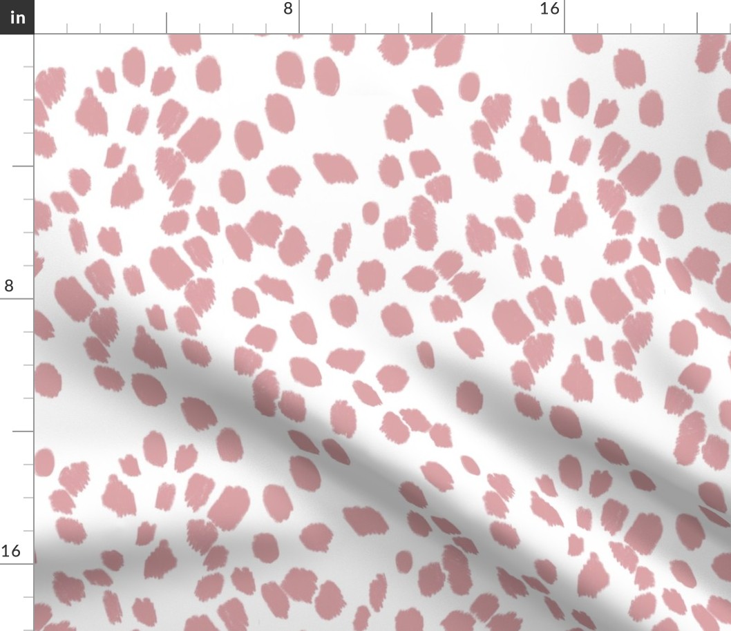 Abstract Dalmatian spots - blush