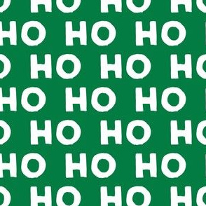 HO HO HO - Santa  - green